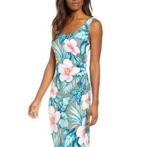 Flora Bora Maxi Dress In Tea Leaf